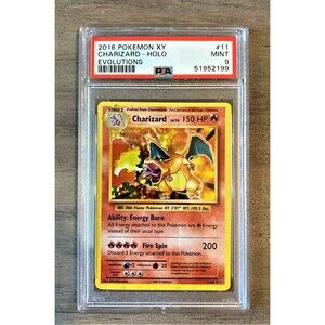 2016 Pokemon XY evolutions #11/108 Charizard-Holo rare PSA 9 Mint